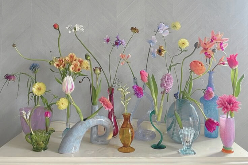 quien inventó los floreros